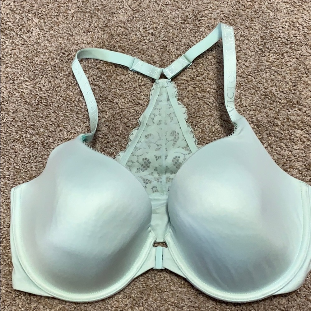 VS Lined Demi lace racer back